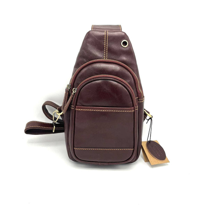 Nazareno Gabrielli Læder Crossbody Taske til Mænd - Vælg Farve - Taske fra Nazareno Gabrielli hos The Prince Webshop