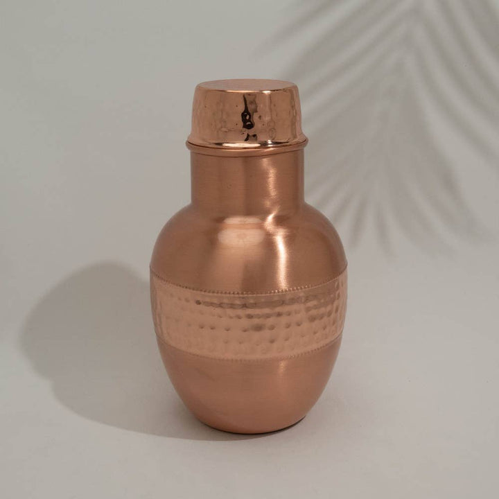 Ren kobberkaraffel kugleformet  Sequence med prop ± 1,5 l