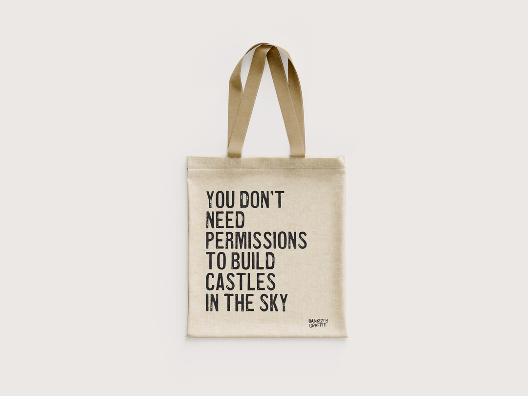 Banksy's Graffiti Mini Tote Bag - You Don't Need... - Tasker fra Banksy's Grafitti hos The Prince Webshop