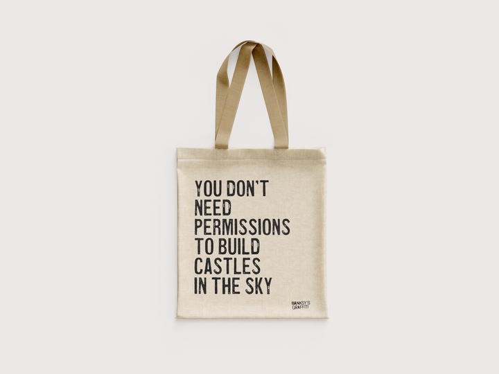 Banksy's Graffiti Mini Tote Bag - You Don't Need... - Tasker fra Banksy's Grafitti hos The Prince Webshop