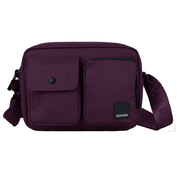 KINTOBE MILES cross body - Deep Aubergine - Bag from kintobe at The Prince Webshop