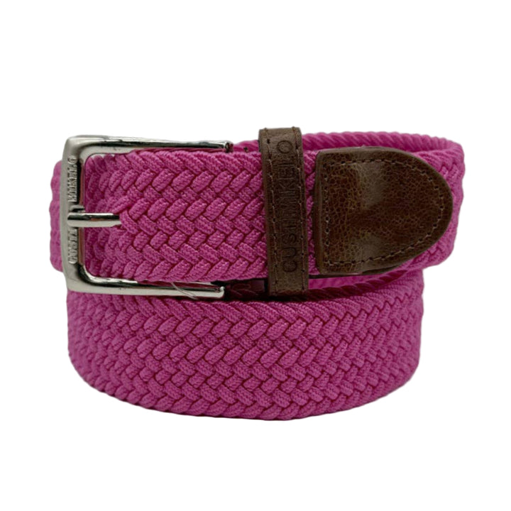 Custi Mikelo Flettet Elastisk Bælte Fuchsia | mod 13 - Bælte fra Custi Mikelo hos The Prince Webshop