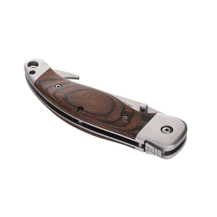 LAGUIOLE HERITAGE Hunting Pocket Knife with Black Leather Case - Pocket Knife from LAGUIOLE HERITAGE at The Prince Webshop