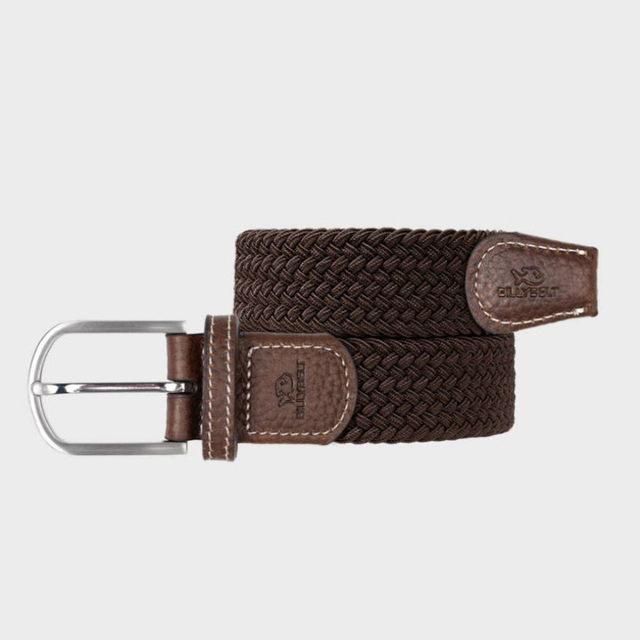 BILLYBELT Leaf-brown Woven Elastic Belt - Elastic Comfort Belt - Belt from BILLYBELT at The Prince Webshop