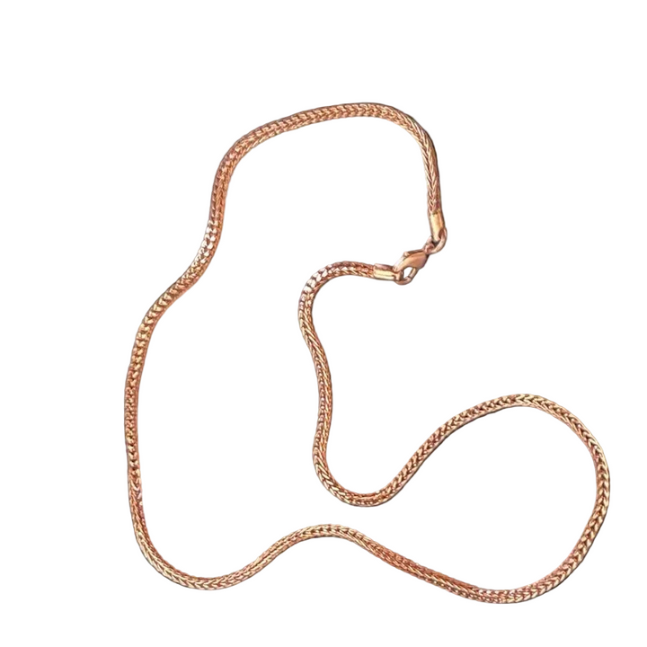 Halskæde med kobberled - 48 cm - 3 mm - Halskæde fra Ayurveda Specialist B.V. hos The Prince Webshop