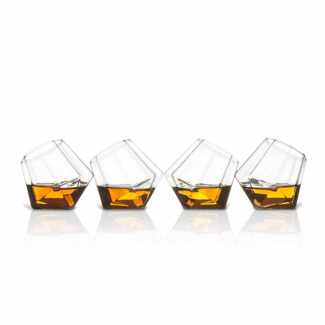 Mad Monkey Diamant Shot Glas - Sæt med 4 - Shotglas fra Mad Monkey hos The Prince Webshop