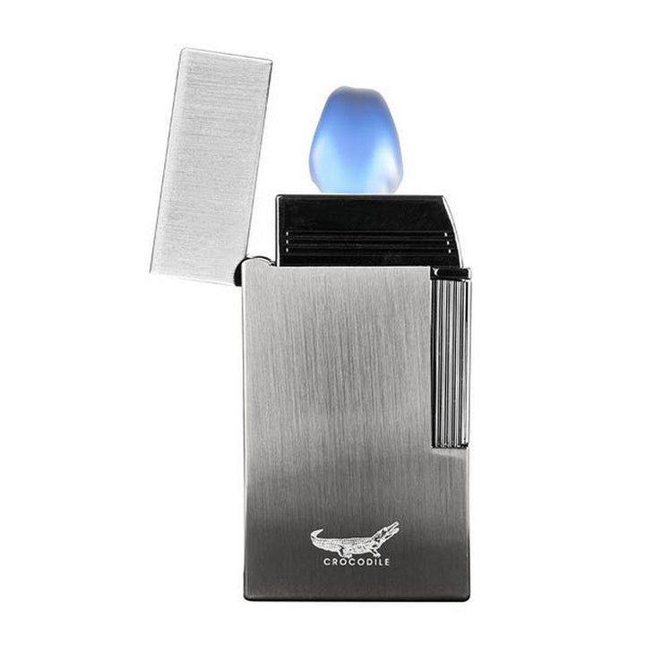 Formula Crocodile Wide Flame Jet Lighter - Brushed Nickel - Lighter from Formula at The Prince Webshop