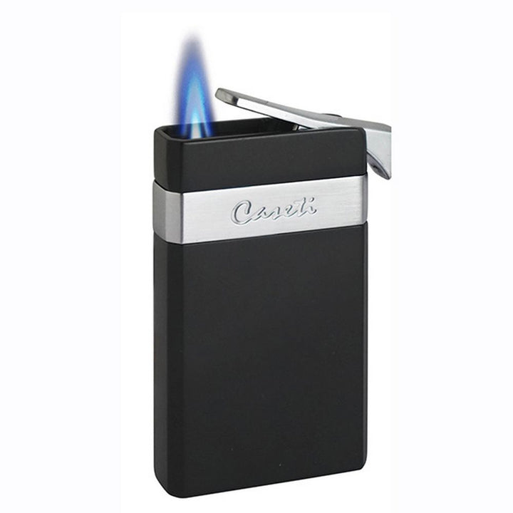 CASETI Lighter Jet Chrome Black - Lighter from Caseti at The Prince Webshop