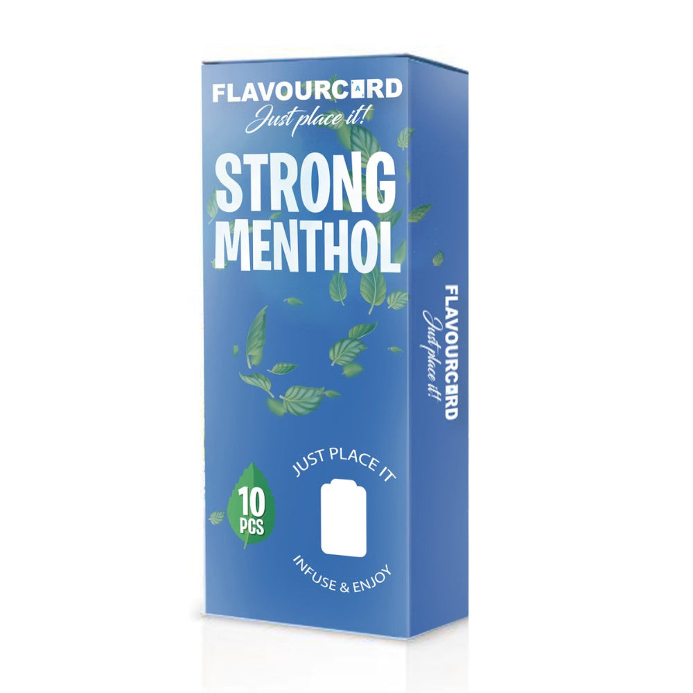 10 FlavourCard Strong Menthol Aroma Cards - Aroma Cards from FLAVOR BALLS at The Prince Webshop