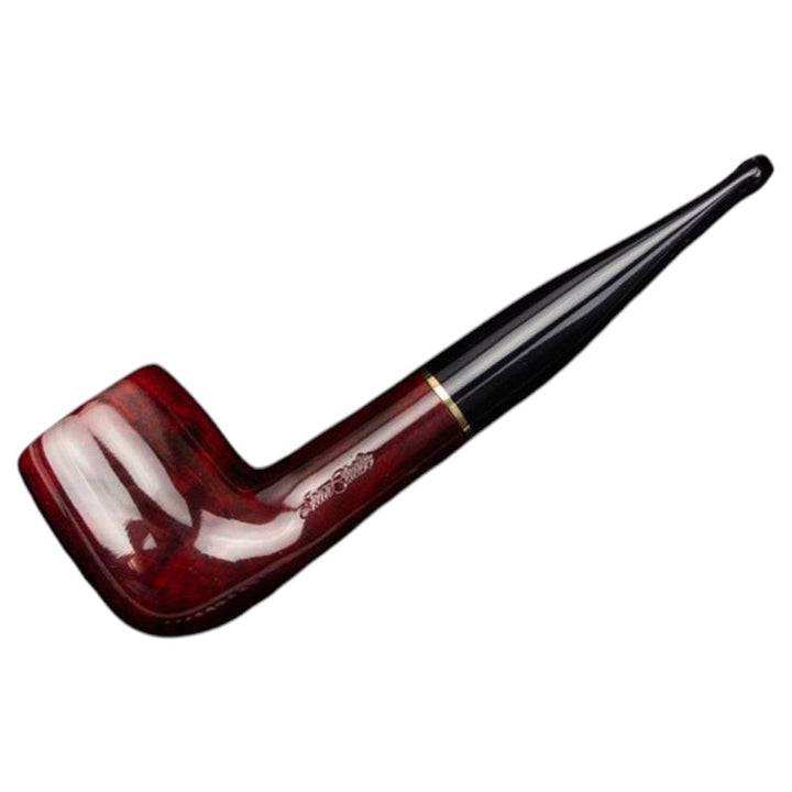 Jean Claude Premium Pibe Sæt - Lige Mørk Brun - Pibe fra Jean Claude hos The Prince Webshop