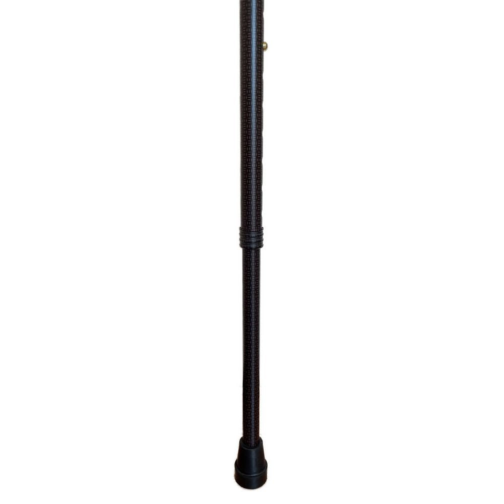 Elegant Adjustable Aluminum Cane - Derby Smooth Chrome - Walking stick from Otavio Recalcati di Renato at The Prince Webshop