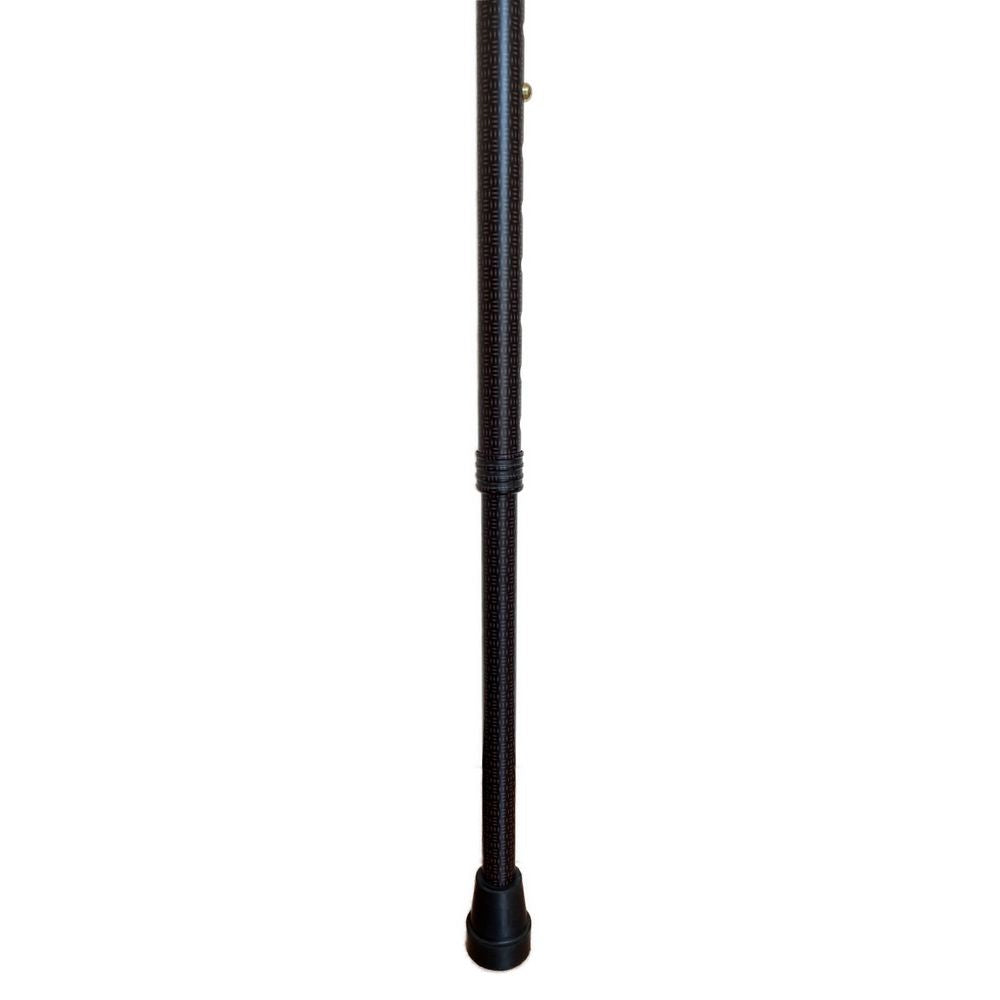 Elegant Adjustable Aluminum Cane - Derby Engraved Chrome - Walking Cane from Otavio Recalcati di Renato at The Prince Webshop