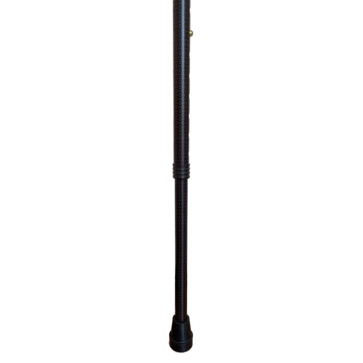 Elegant Adjustable Aluminum Cane - Derby Engraved Chrome - Walking Cane from Otavio Recalcati di Renato at The Prince Webshop