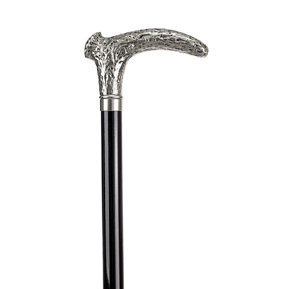 Walking stick - DEER CRUTCH CHROME - Walking stick from Otavio Recalcati di Renato at The Prince Webshop