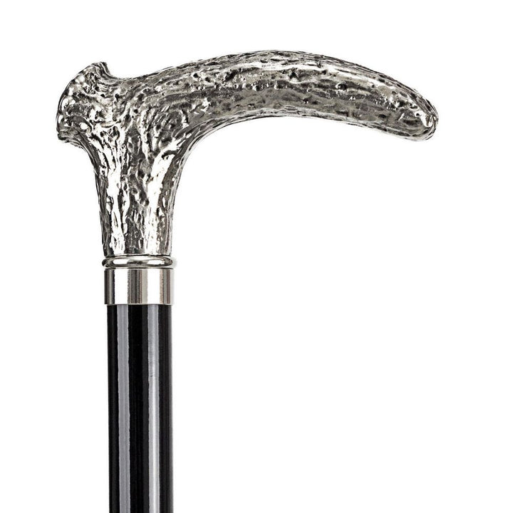 Walking stick - DEER CRUTCH CHROME - Walking stick from Otavio Recalcati di Renato at The Prince Webshop