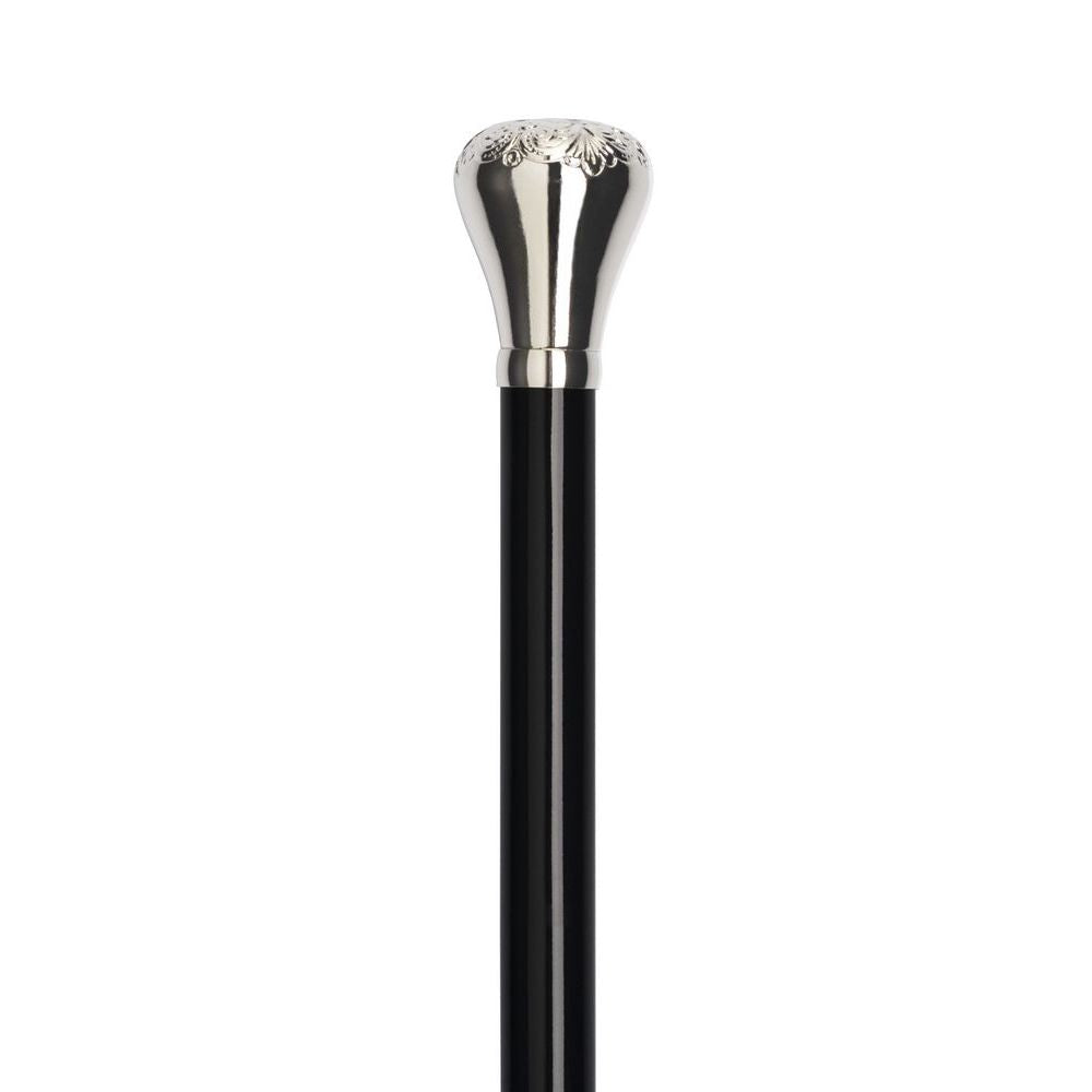 Walking stick - CHISELLED KNOB NICKEL - Walking stick from Otavio Recalcati di Renato at The Prince Webshop