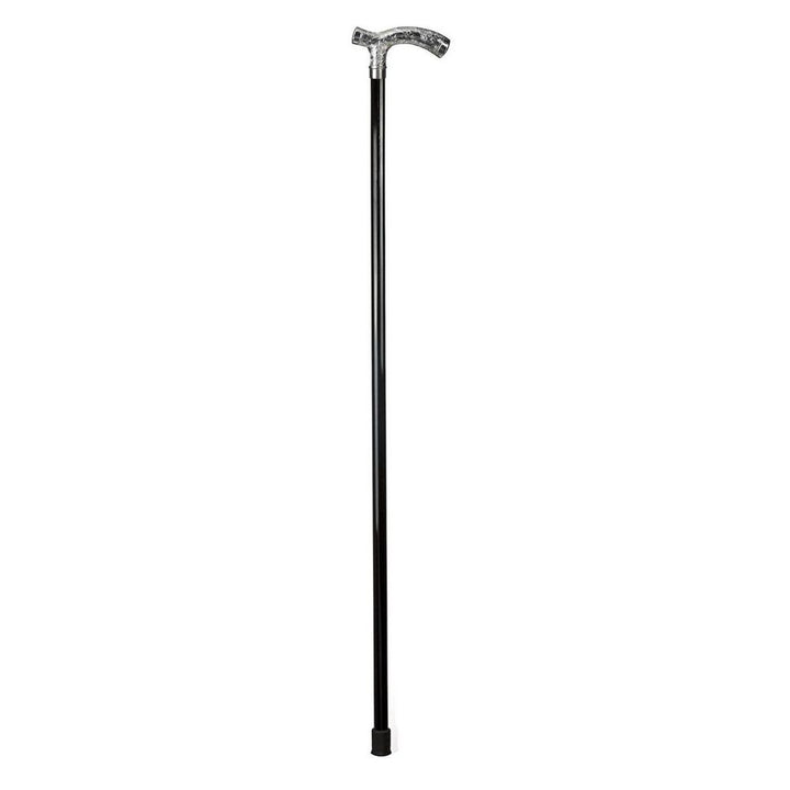 Walking stick - FLORAL CRUTCH CHROME - Walking stick from Otavio Recalcati di Renato at The Prince Webshop