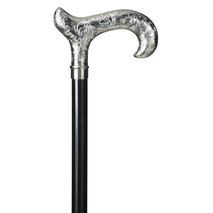 Walking stick Derby Handle Paisley Chrome - Walking stick from Otavio Recalcati di Renato at The Prince Webshop
