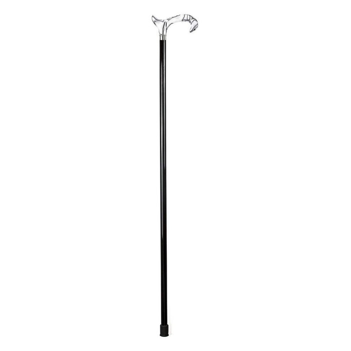 Walking stick - Black Beech with White Marble Acrylic Derby - Walking stick from Ottavio Recalcati di Renato at The Prince Webshop
