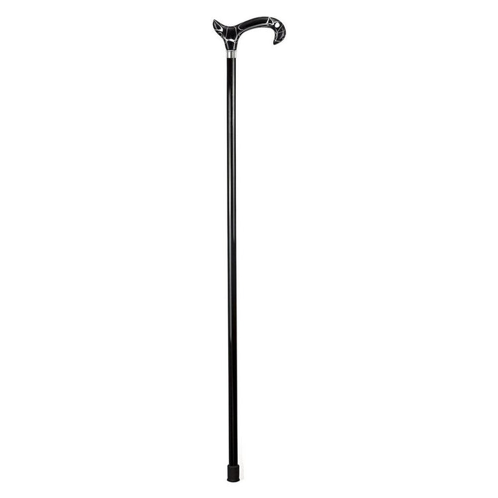 Walking stick - Black Beech with Black Acrylic Derby - Walking stick from Otavio Recalcati di Renato at The Prince Webshop