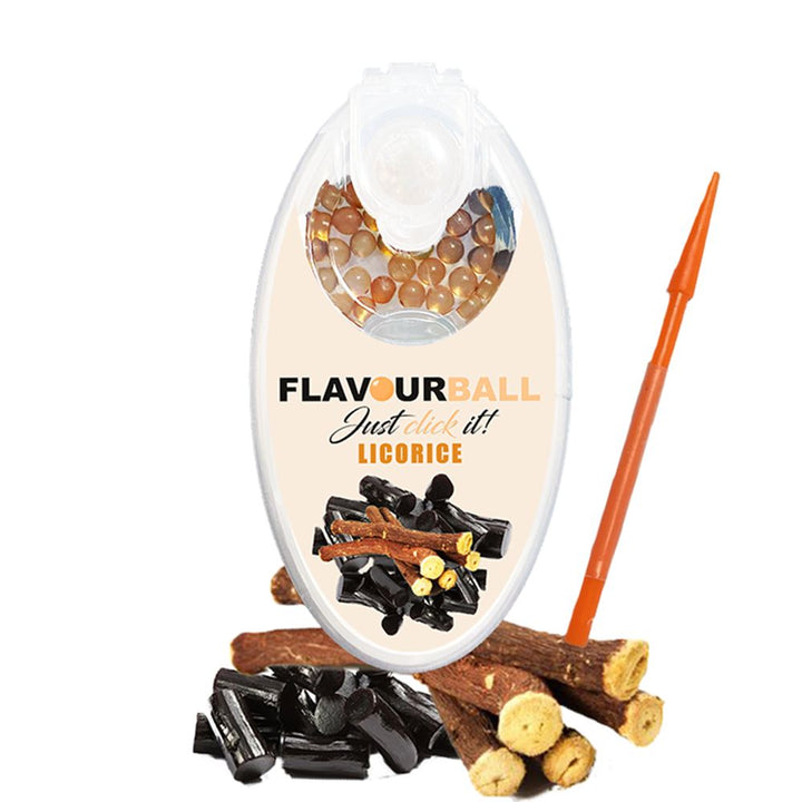 100 stk Lakrids Flavour Balls i Pod - Aroma Kugler fra FLAVOUR BALLS hos The Prince Webshop