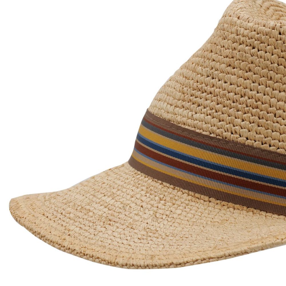 MJM Stone – Rå Raffia Traveller Straw Hat - UPF50+ - Hat fra MJM Hats hos The Prince Webshop