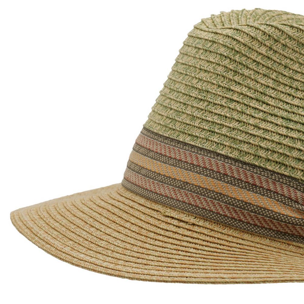 MJM Gabriel – 2 Color Toyo Traveller Straw Hat -  UPF50+ - Hat fra MJM Hats hos The Prince Webshop