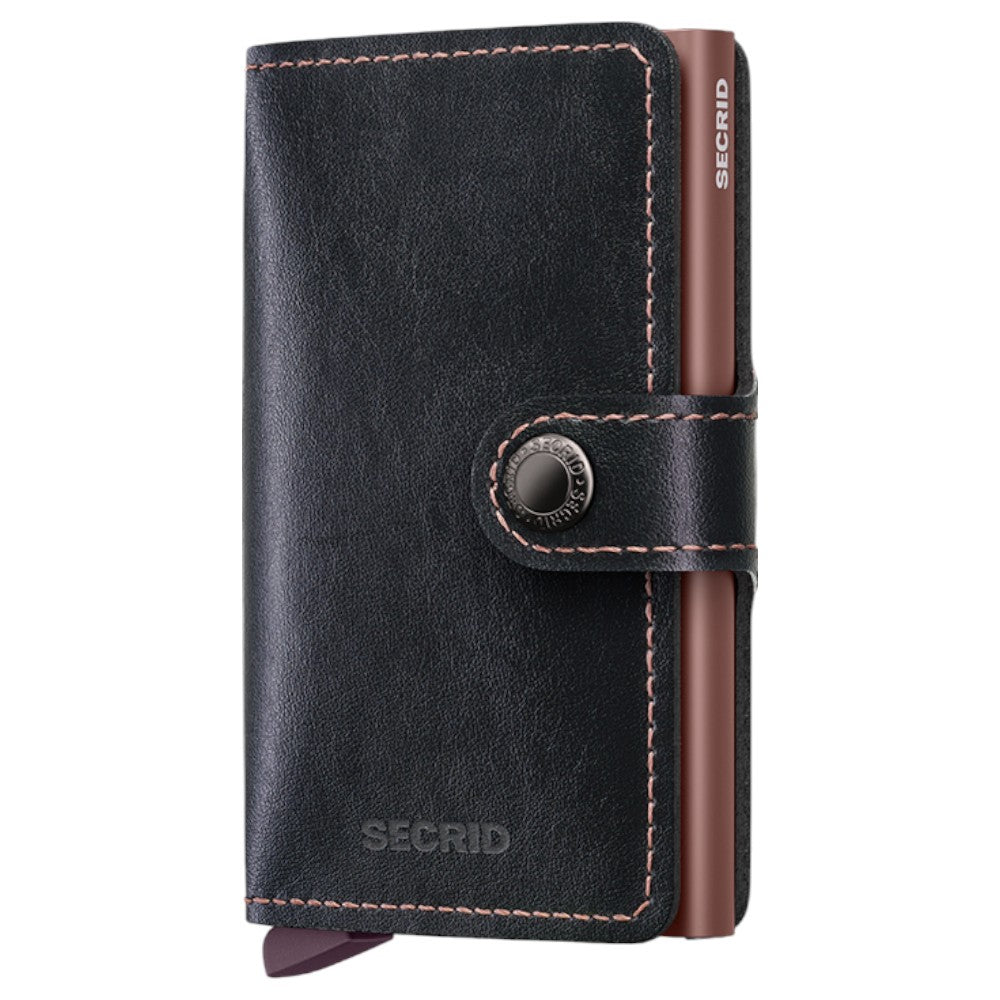 SECRID Miniwallet MIRUM Plant-Based Black Rose - Kortholder fra SECRID hos The Prince Webshop