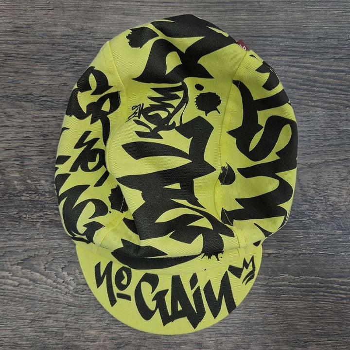 Bello No Pain No Gain Graffiti Cycling Cap med AIR–INK® - Cycling Cap fra Bello hos The Prince Webshop