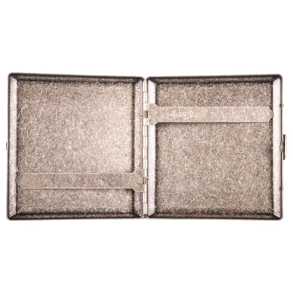 Antik Sølv Cigaret Etui til 18 King Size Cigaretter - Cigaret Etui fra Jean Claude hos The Prince Webshop