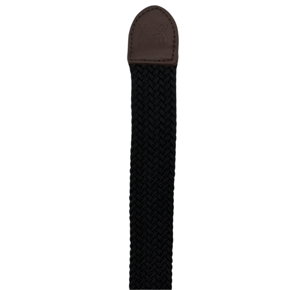 Custi Mikelo Black Braided Elastic Belt - Belt from Custi Mikelo at The Prince Webshop
