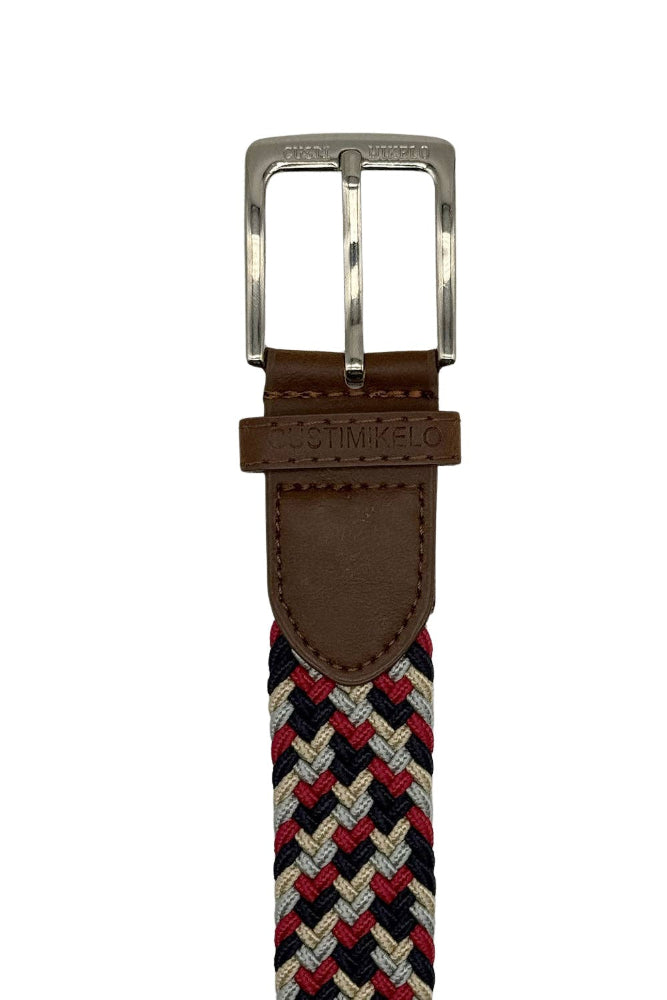 Custi Mikelo Multicolor Braided Elastic Belt - Belt from Custi Mikelo at The Prince Webshop