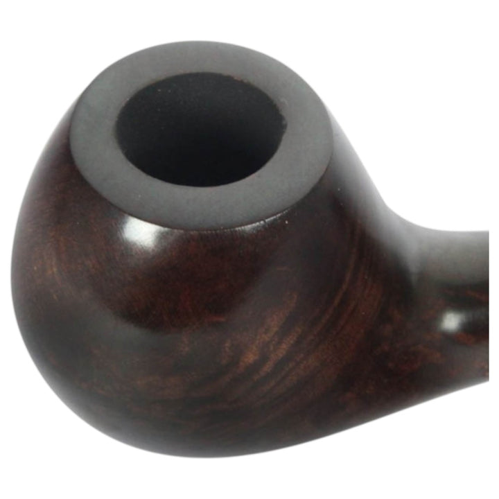 Pipe "Don Gustavo" slightly curved dark brown - Pipe from Don Gustavo at The Prince Webshop