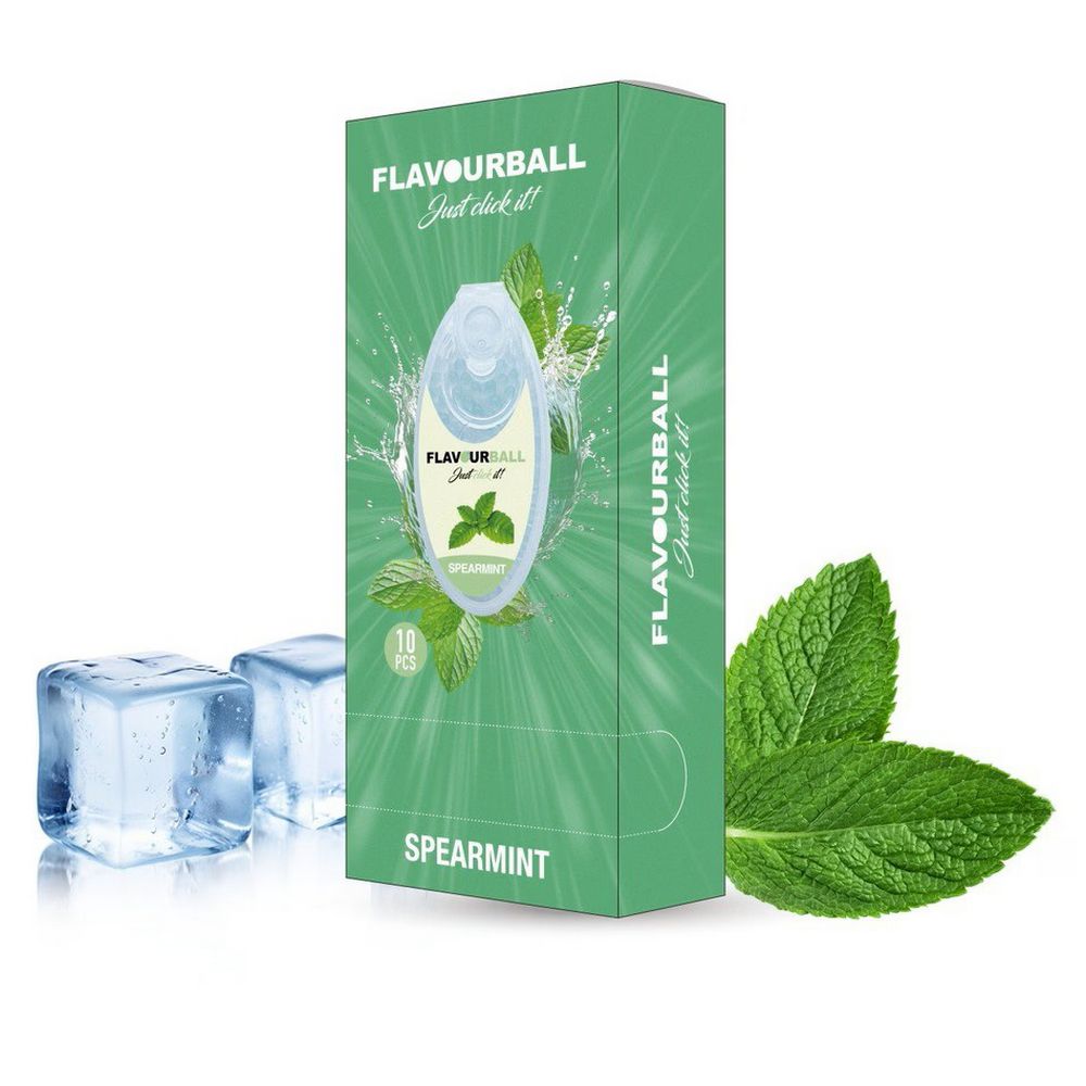 10 x 100 pcs Spearmint Flavor Balls in Pod - Aroma Balls from FLAVOR BALLS at The Prince Webshop