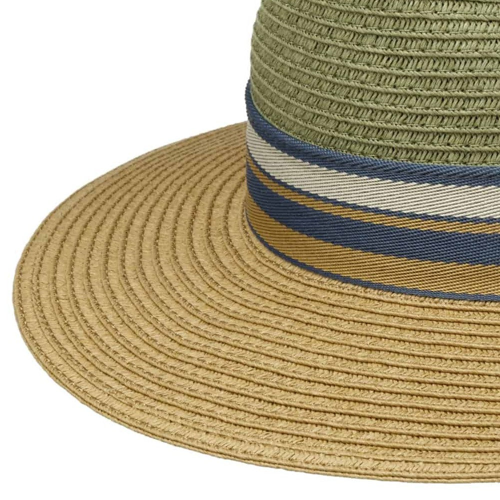 Traveller Toyo Sommerhat - Moss / Beige - Traveller Hat fra Stetson hos The Prince Webshop