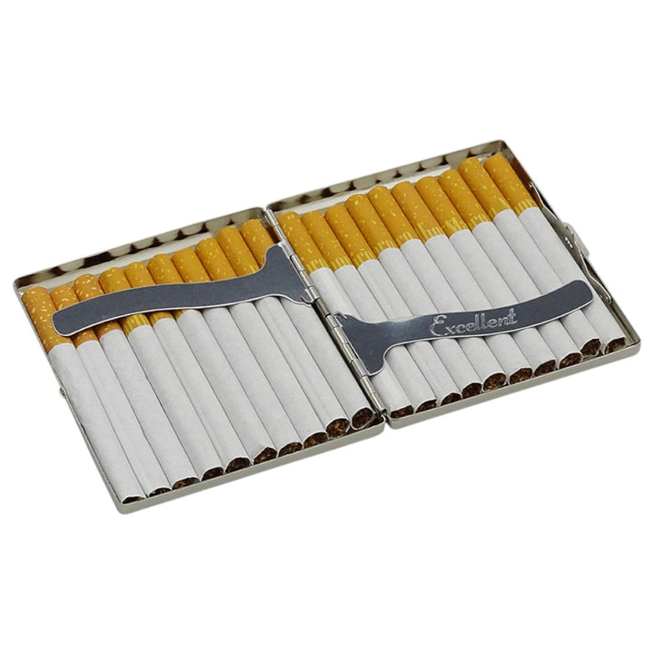 Cigarette Case - 20 King Size - Classic Chrome - Cigarette Case from Excellent at The Prince Webshop