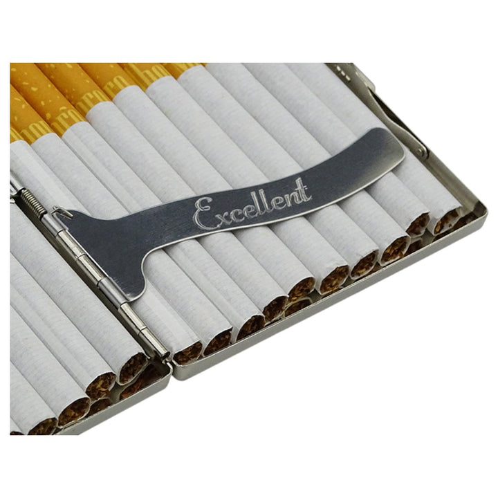 Cigarette Case - 20 King Size - Classic Chrome - Cigarette Case from Excellent at The Prince Webshop
