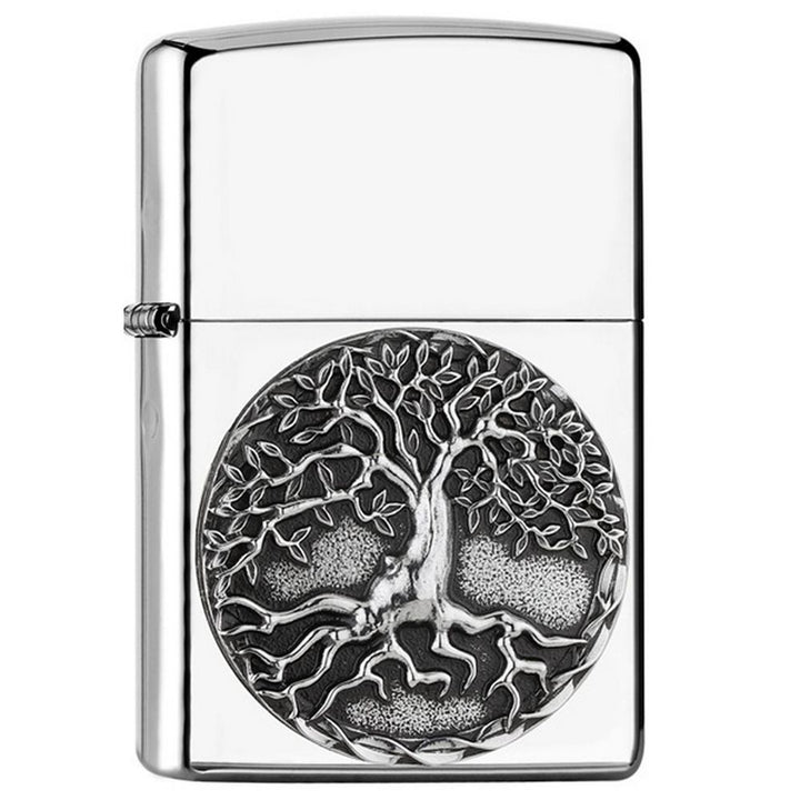 Zippo Lighter Tree of Life Silver - Zippo Lighter from Zippo at The Prince Webshop
