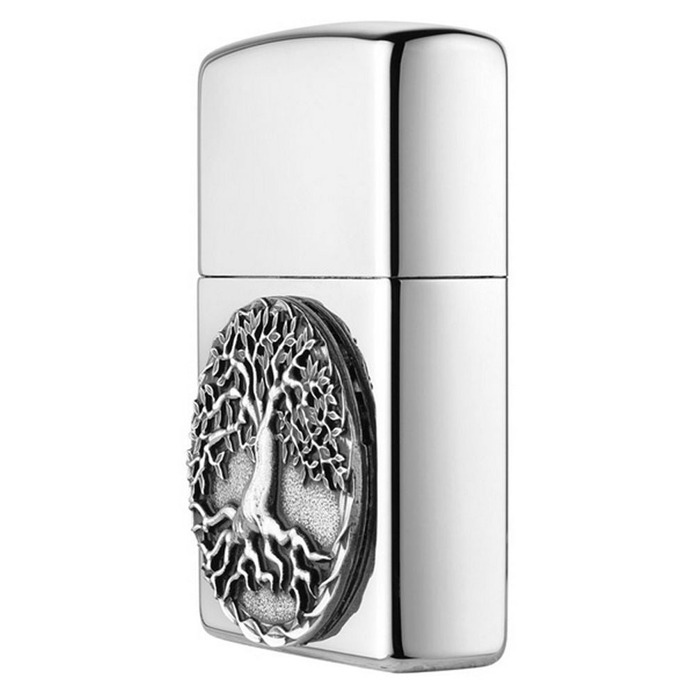 Zippo Lighter Tree of Life Silver - Zippo Lighter from Zippo at The Prince Webshop