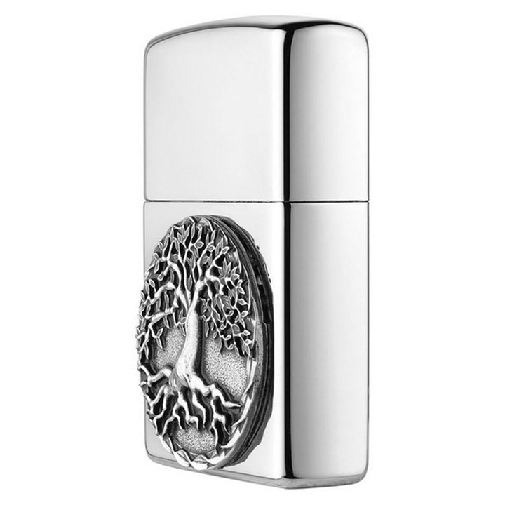 Zippo Lighter Tree of Life Silver - Zippo Lighter from Zippo at The Prince Webshop