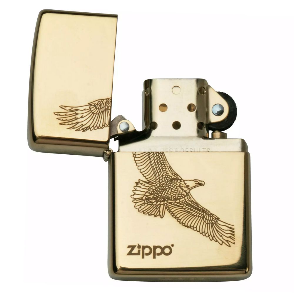 ZIPPO Lighter 60001332 Eagle Brass - Zippo Lighter from Zippo at The Prince Webshop