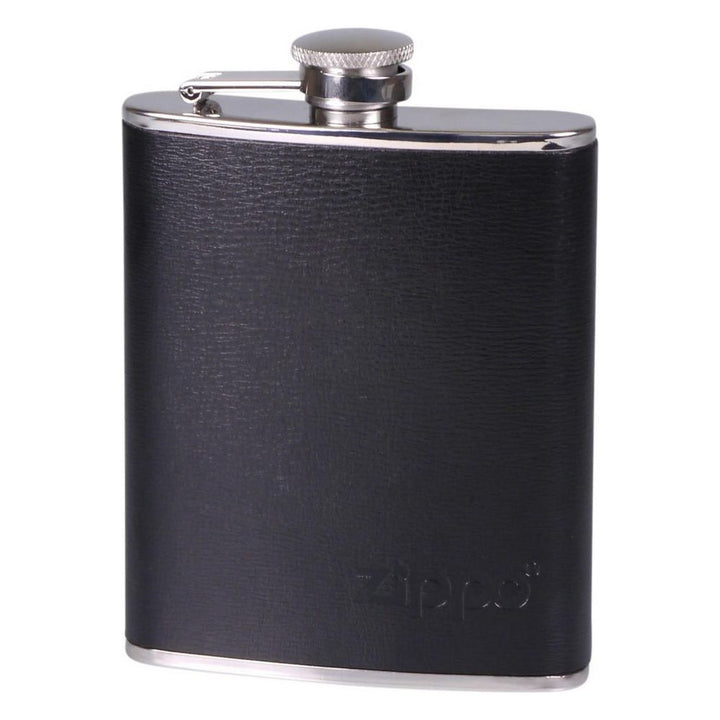 Zippo 17 cl Pocket square Black Leather - Pocket square from Zippo at The Prince Webshop