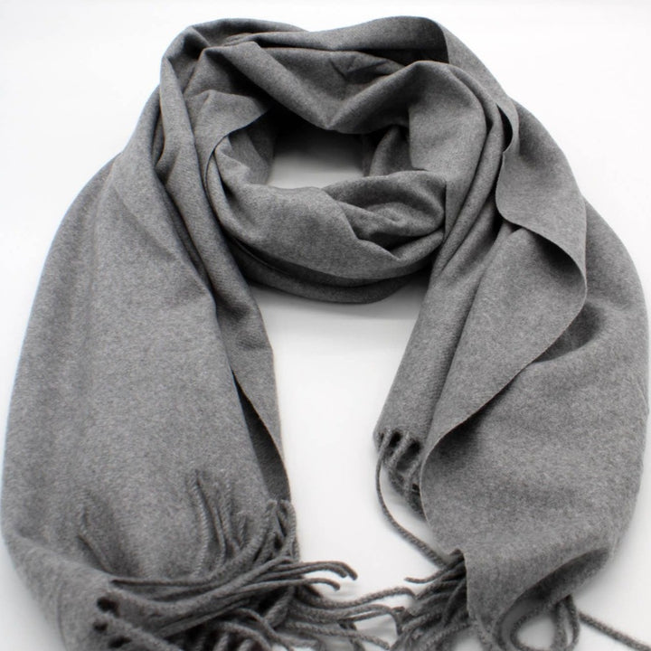 Hologramme Paris - Echarpe Sensation Cachemire uni - Gray Scarf - Scarf from Hologramme Paris at The Prince Webshop