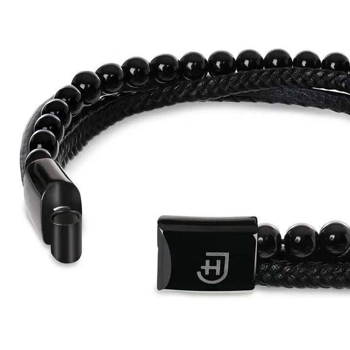James Hawk Stack Bracelet - Black - Armbånd fra James Hawk hos The Prince Webshop
