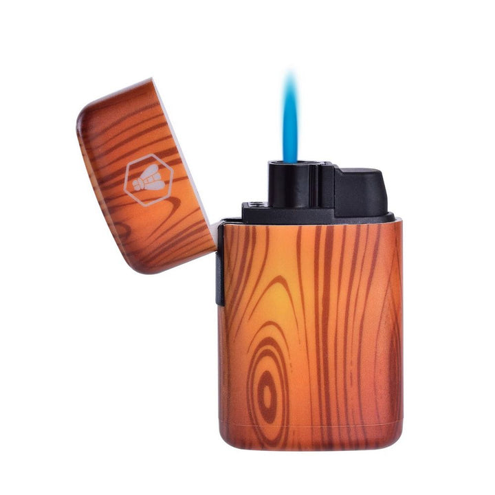 Laguiole Wood Look Blue Jet Lighter - Lighter from Laguiole at The Prince Webshop