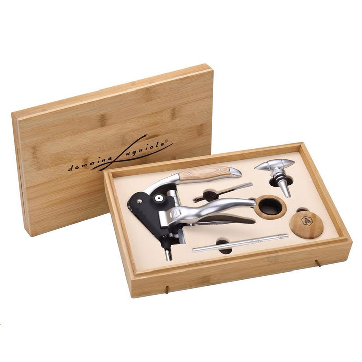 Laguiole Luxury Wine Box in Bamboo - Corkscrew from Laguiole at The Prince Webshop