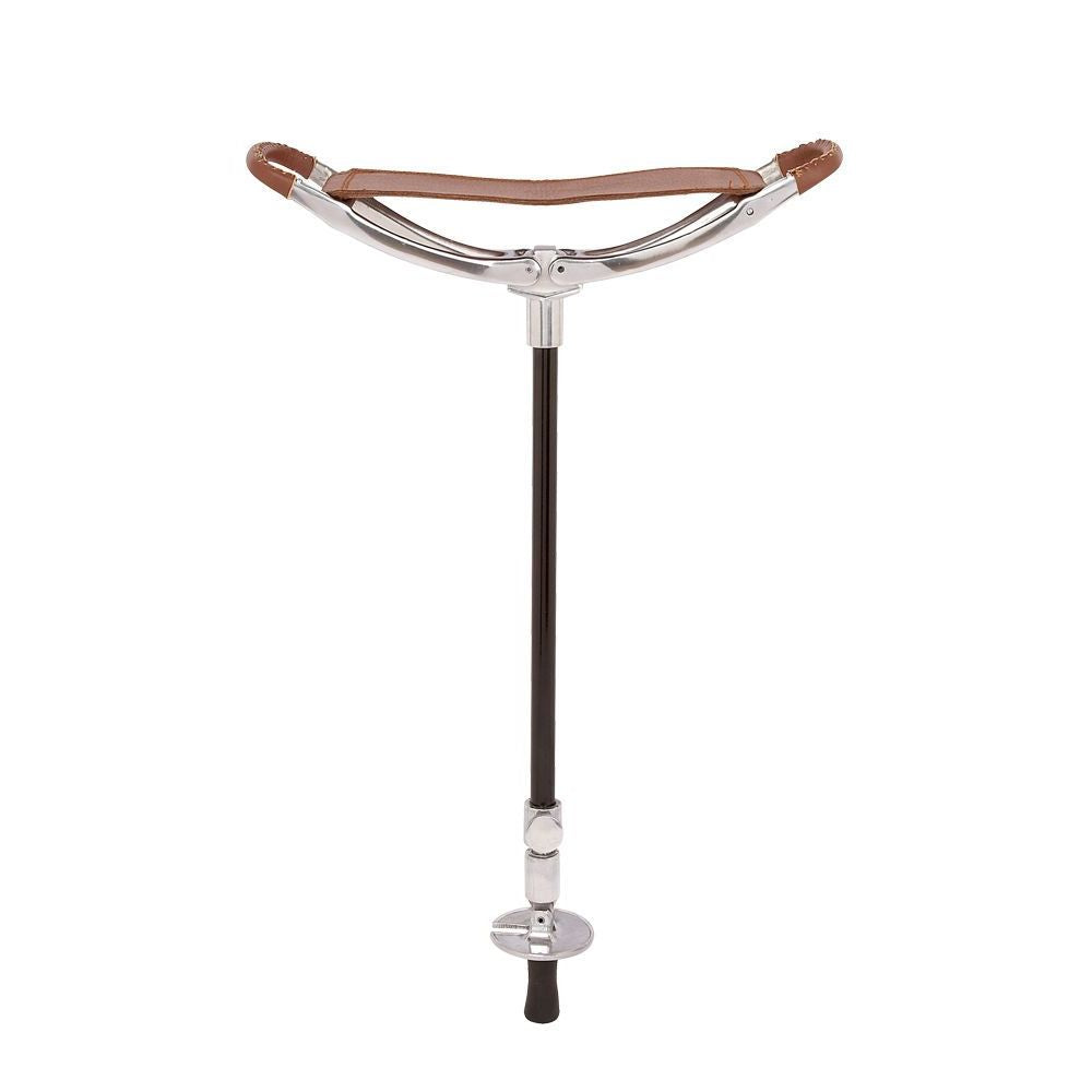 Black Adjustable Hunting Pole with Leather Seat - Hunting Pole from Charles Buyers & Co Ltd at The Prince Webshop