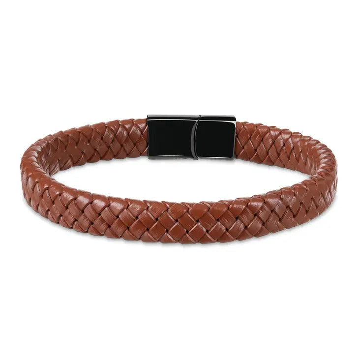 James Hawk Leather Bracelet - Camel - Bracelet from James Hawk at The Prince Webshop