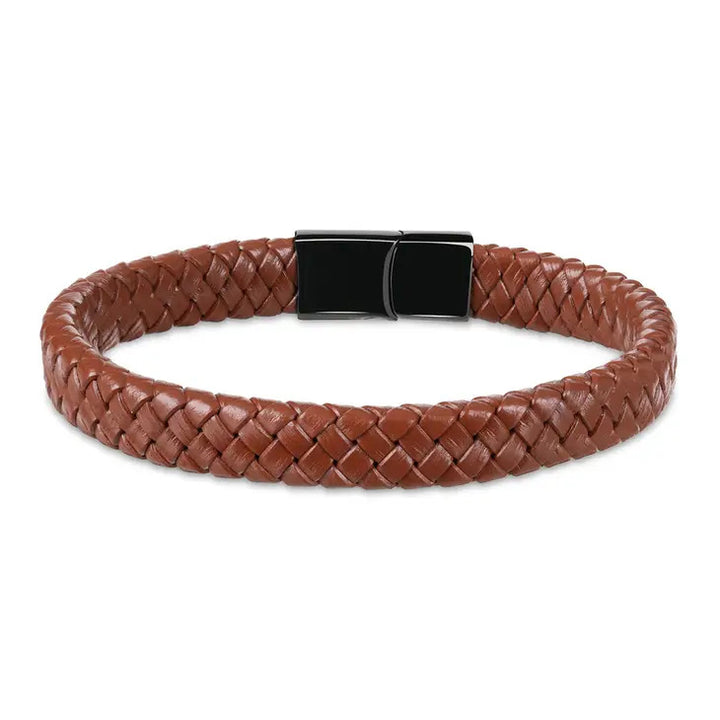James Hawk Leather Bracelet - Camel - Bracelet from James Hawk at The Prince Webshop