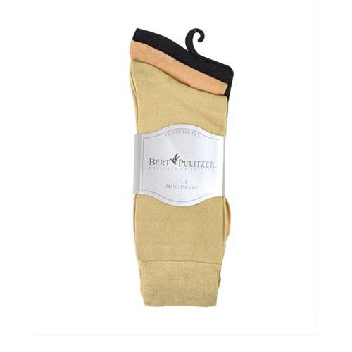 3 Pack Bert Pulitzer Socks Brown Shades - Men's Socks from Bert Pulitzer at The Prince Webshop